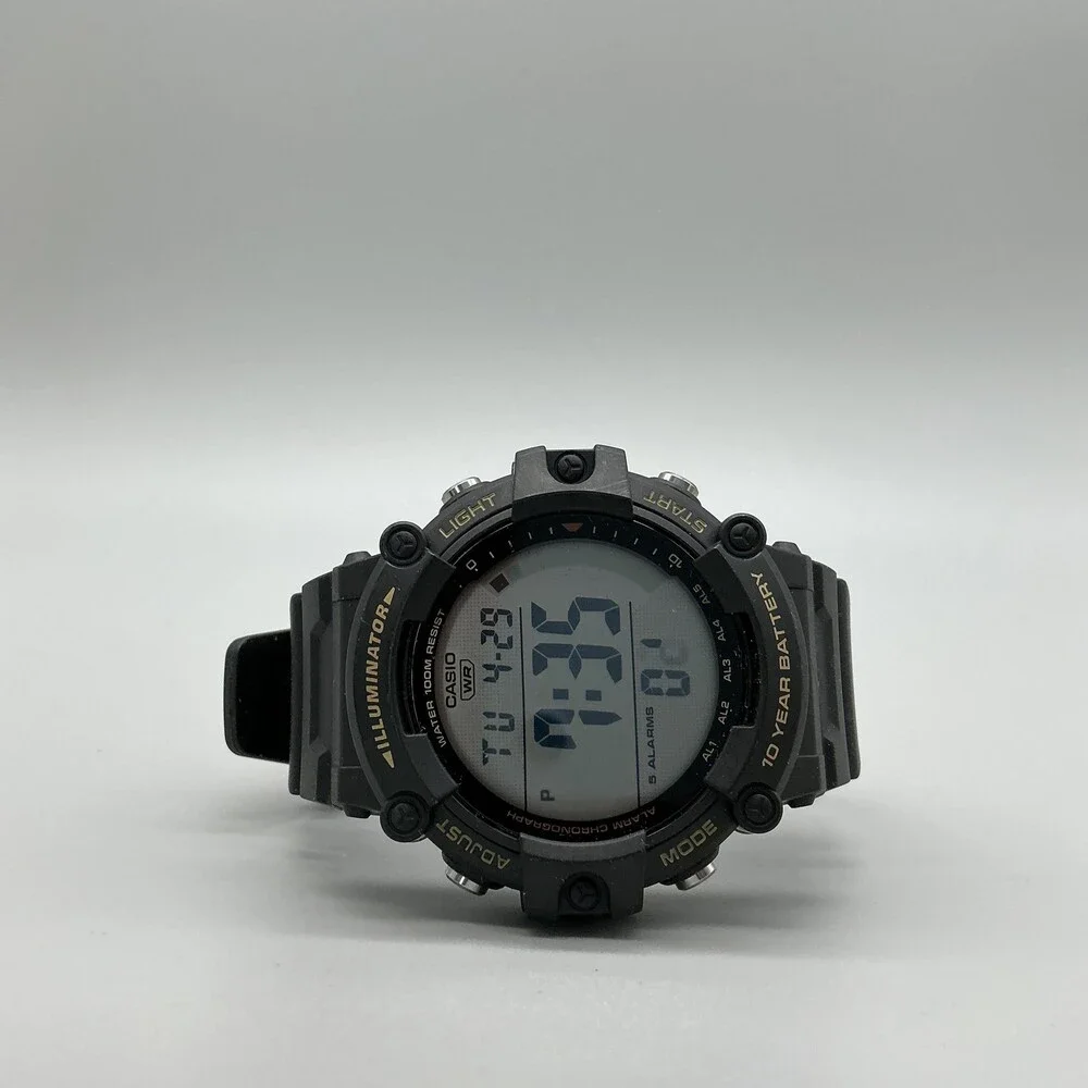 Casio AE-1500WH Mens Watch 50mm Digital Black Resin 100M WR Backlight